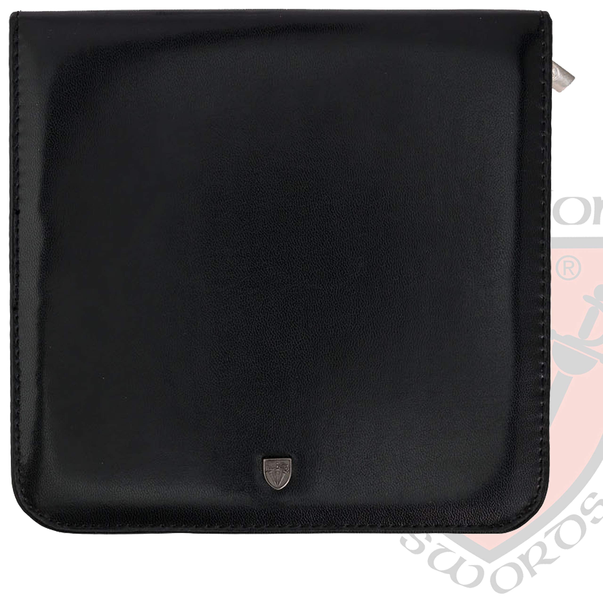 3 Swords - 18 Piece Manicure & Pedicure Kit made of high quality artificial leather in black Quality: Made in Solingen/Germany